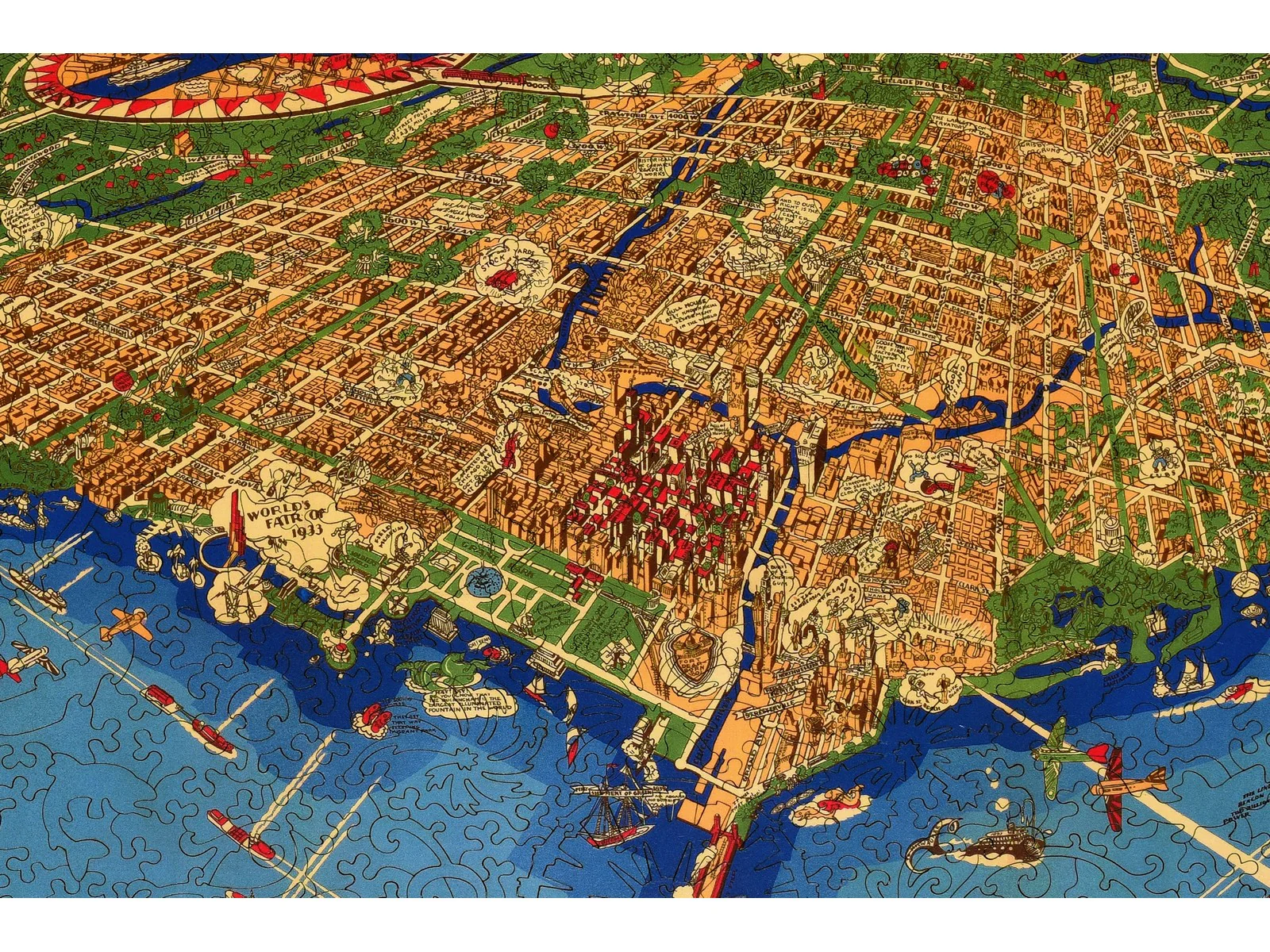 An Illustrated Map of Chicago - Image 2
