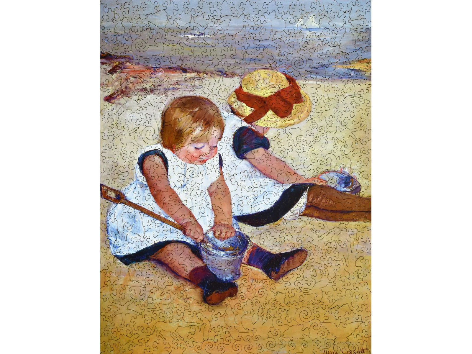 Children Playing on the Beach