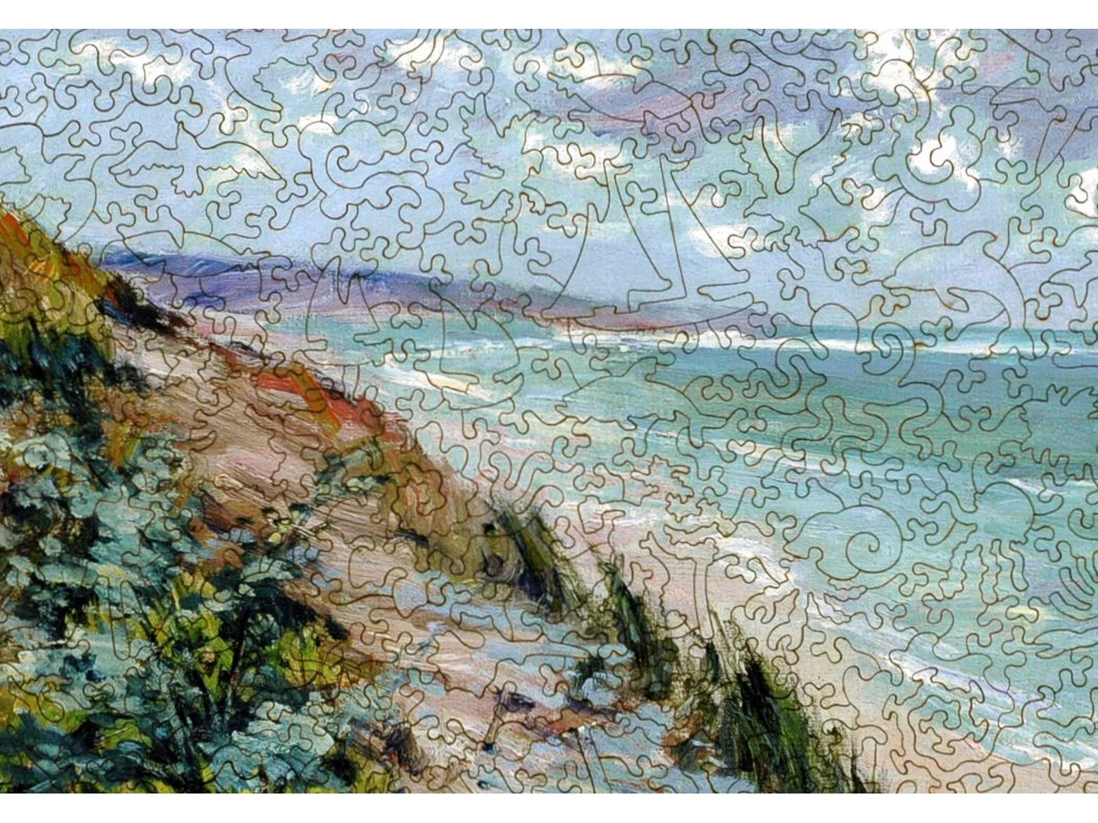 Cliffs by the Sea at Trouville