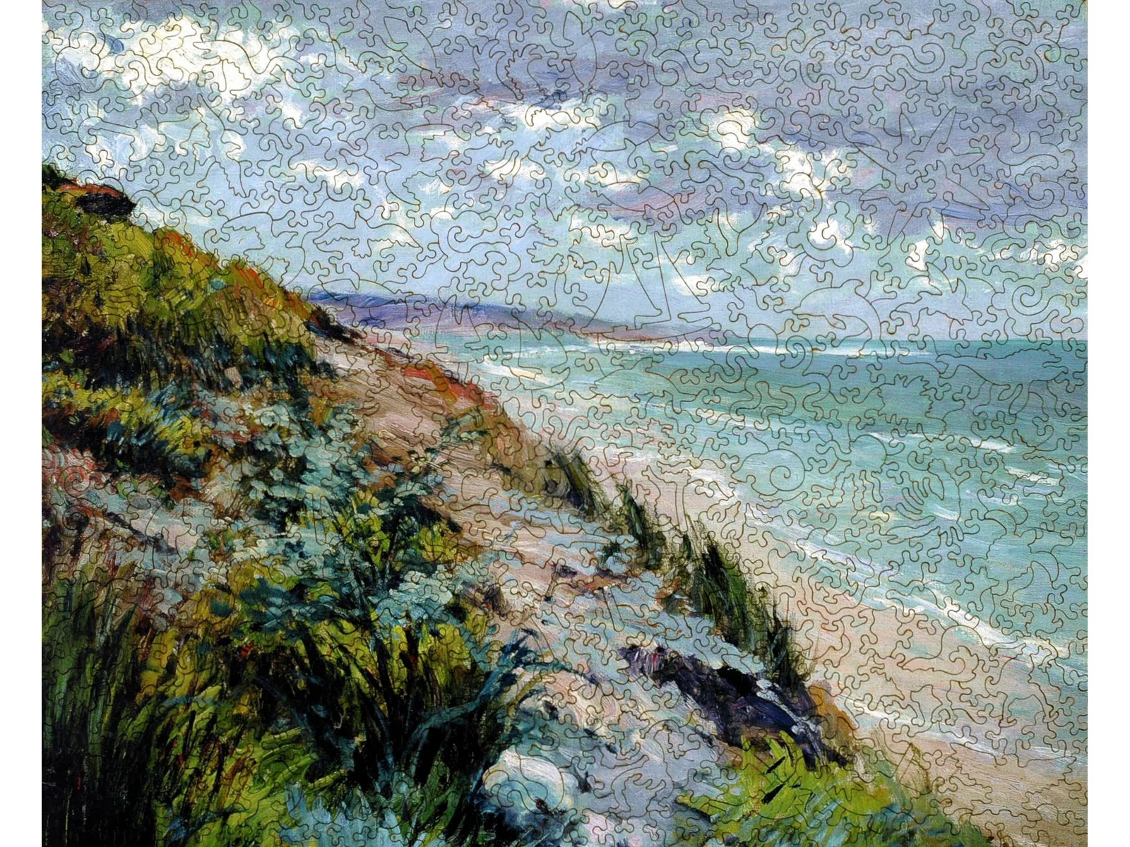 Cliffs by the Sea at Trouville - Image 2