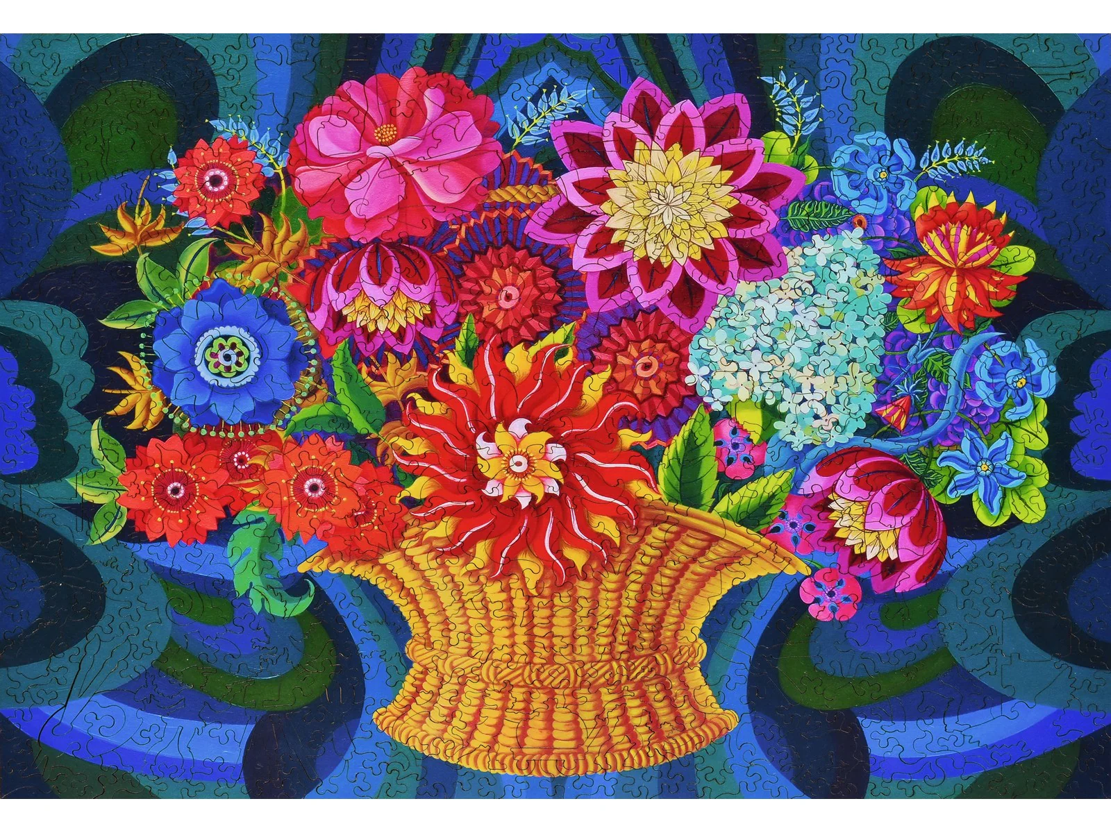 More Blooms in a Basket