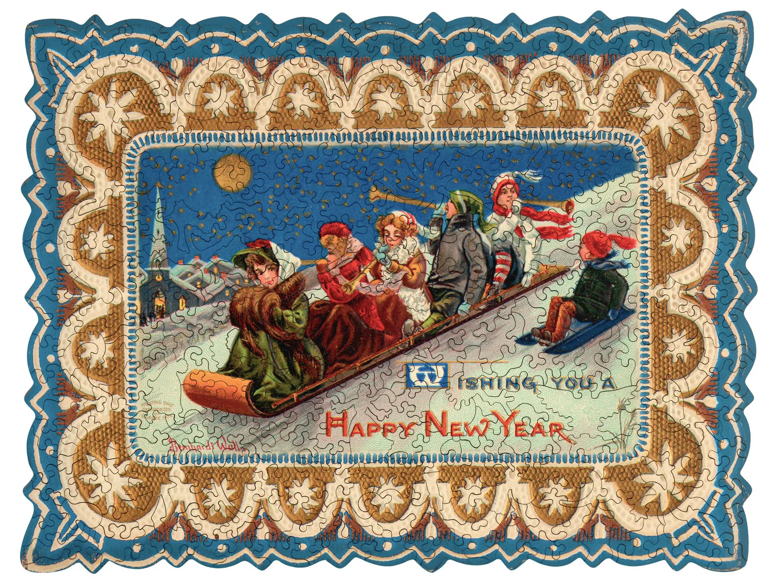 New Year's Toboggan