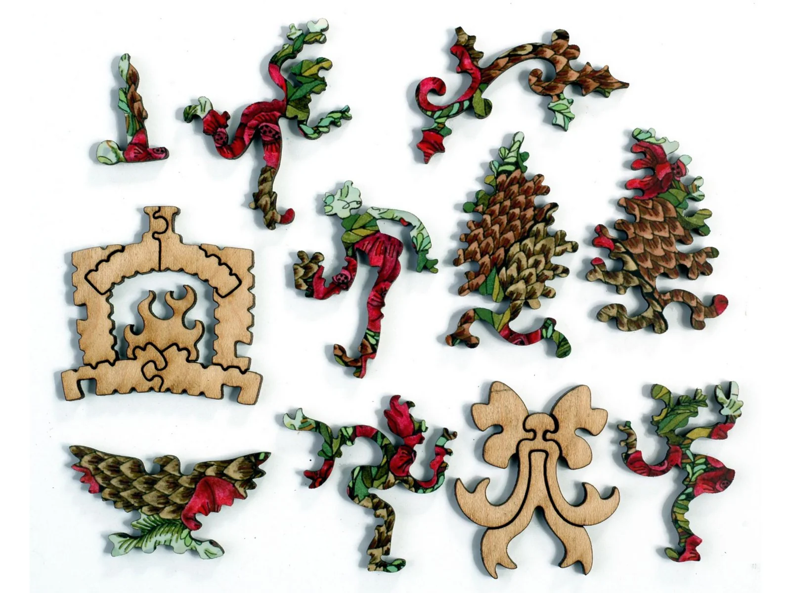 Pinecone and Pomegranate Wreath - Image 3