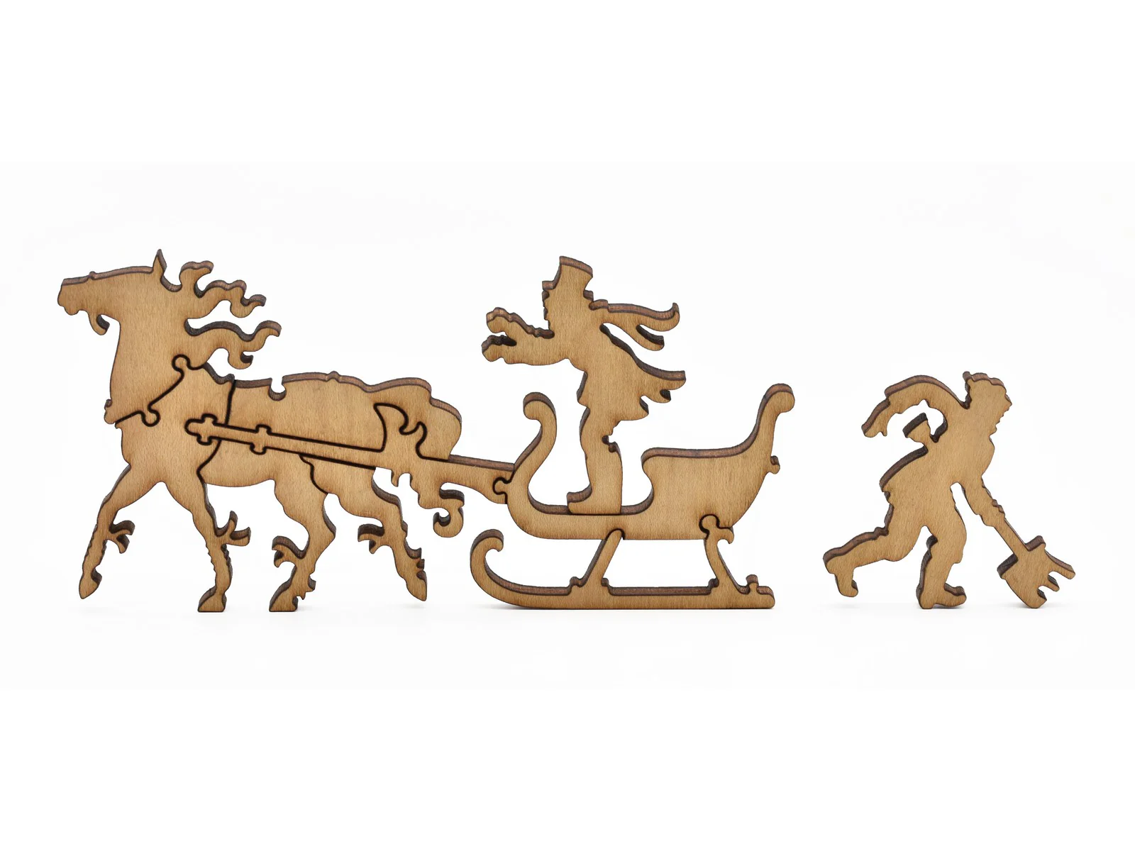 Red Sleigh, House, Winter 1919 - Image 5