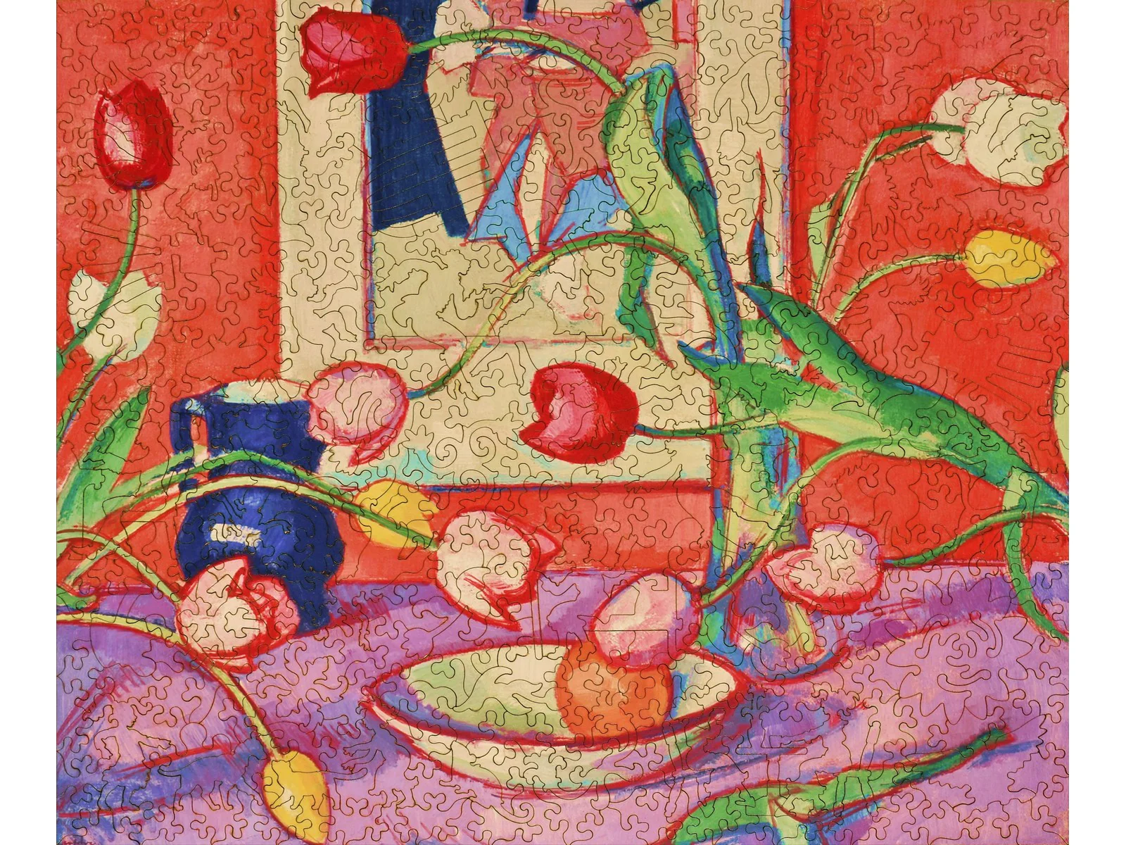 Tulips - The Blue Jug