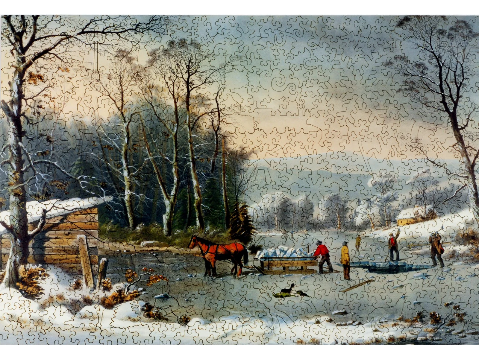 Winter in the Country: Gathering Ice
